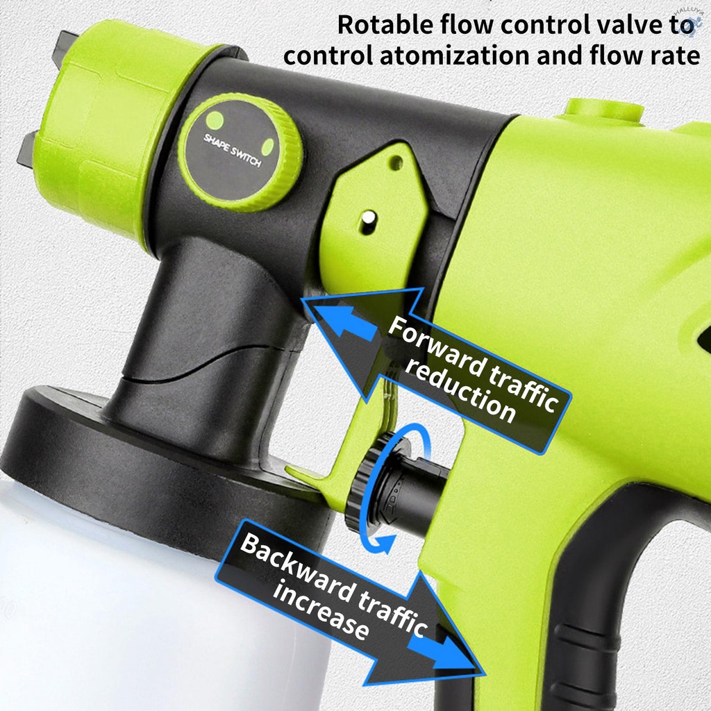 Máy Phun Sơn Không Dây 1000ML Cho DEWALT RYOBI 20V Max