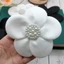 NKSFX Đính Hạt Táo, Vải Polyester Giả Vải Dán, Hình Hoa Đơn Giản DIY Đính Hạt Hoa