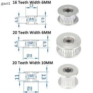 [Gazi1] Vòng bi ròng rọc định giờ làm biếng GT2 16T 20T 3 / 5mm lỗ khoan F 6mm Máy in 3D Vn
