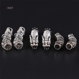 Julyhot Vintage Rồng Dreadlock Hạt Tóc Hạt Nhẫn DIY Nẹp Trang Sức Tay Thủ Công Massivedeals
