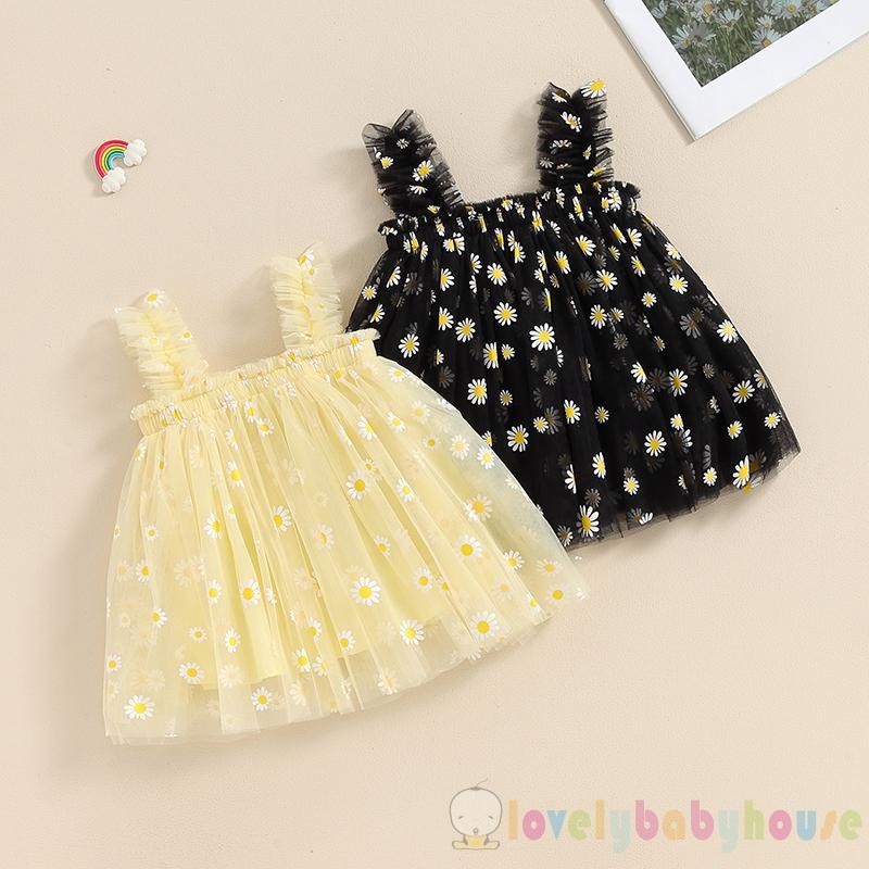 Lbh-0-5 Tuổi Váy công chúa vải tuyn chữ A mùa hè cho bé gái