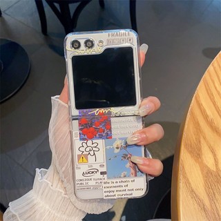 Ốp Điện Thoại pc Cứng Nhám Chống Sốc Hoạt Hình Cho samsung galaxy z flip 5 z flip 4 z flip 3 flip 5