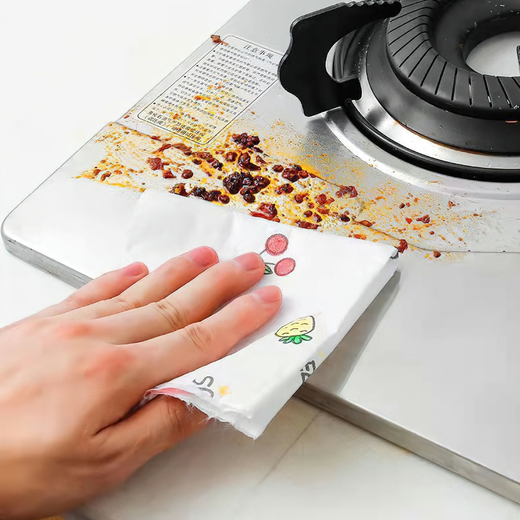 Cuộn Giấy Lau Nhà Bếp Đa Năng Hoạ tiết