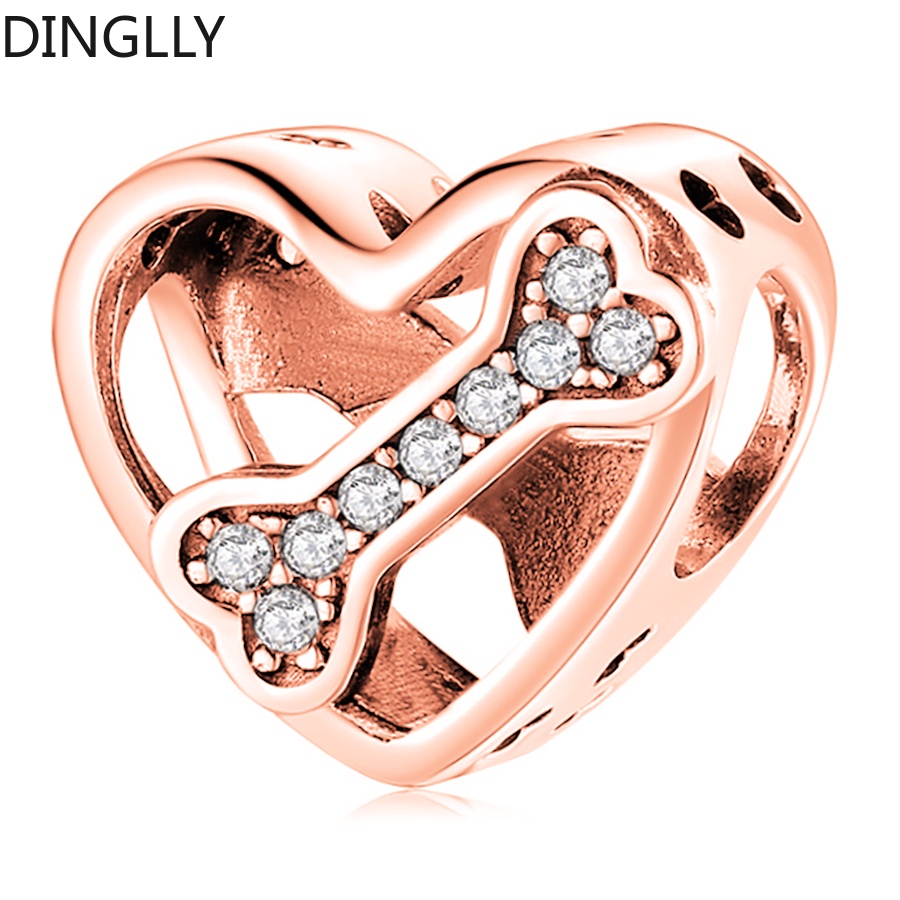 Ong Vàng Và Cây Giáng Sinh Đính Hạt Hoa Hồng Vàng Dream Catcher Charm Trang Sức Làm Hợp Kim Phụ Kiện