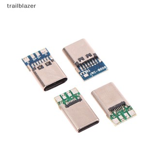 Set 5 / 10 Đầu Nối usb 3.1 Type C male / female Cho Dây Cáp Dữ Liệu Điện Tử diy Mới