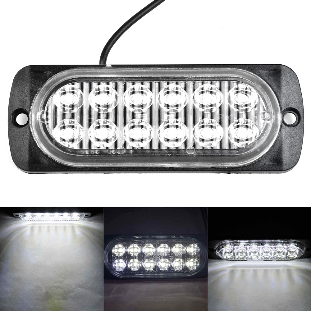 Đèn Led 12 Bóng dc 12v 36w 12 Bóng Ánh Sáng Trắng An Toàn Cho Xe Hơi Xe Tải