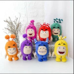 Gấu bông Oddbods Pogo Zee Jeff Fuse Slick 18cm / 30cm mềm mại dễ thương dành cho bé