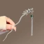 Que Tóc Rồng DELMER, Mũ Đính Hạt Hanfu Tua Rua Kẹp Tóc, Phụ Kiện Tóc Thanh Lịch Kẹp Đuôi Ngựa Phong Cách Năm Mới Kẹp Tóc Hanfu
