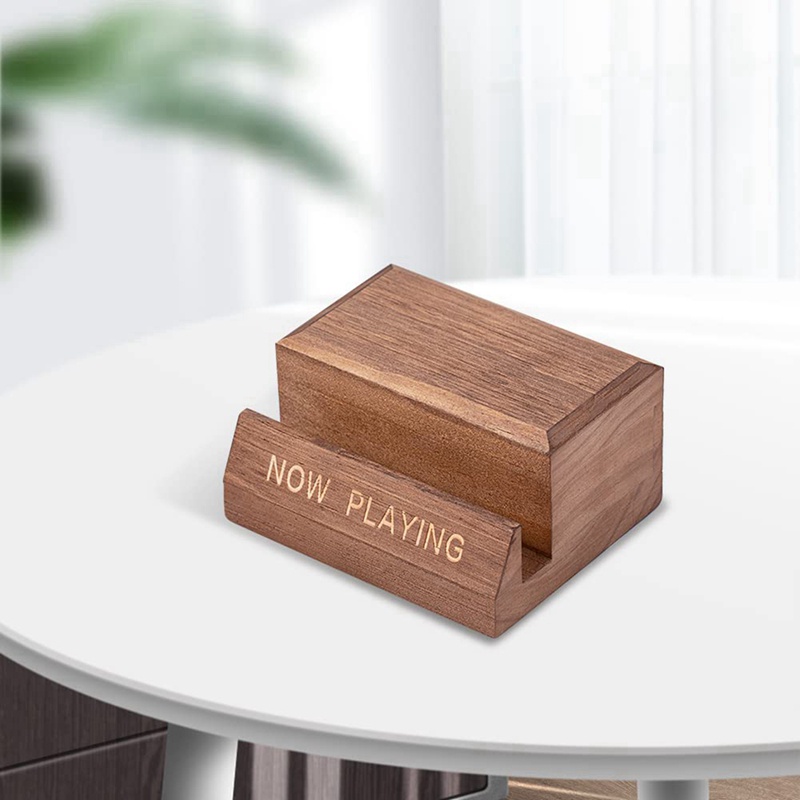 1 Giá Đỡ Đĩa Than Bằng Gỗ Để Bàn Tiện Dụng