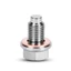 Phích cắm thoát dầu ZENZON, Thép không gỉ có phích cắm chảo dầu nam châm Neodymium, M12 M16 M18 M20 nhẹ có đệm đồng Bu lông đai ốc thoát nước bể phốt từ tính cho Hyundai
