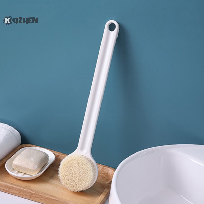 Kuzhen Bàn Chải Tắm Chà Lưng Tẩy Tế Bào Chết Mát Xa Cơ Thể Tay Cầm Dài