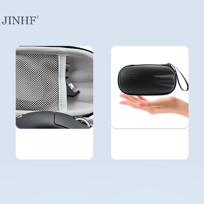 JINHF Cứng EVA Chuột Vỏ Bảo Vệ Chống Mài Mòn Mang Theo Túi Bảo Quản Cho G Pro X Siêu Nhẹ GPW Chuột Không Dây HOT