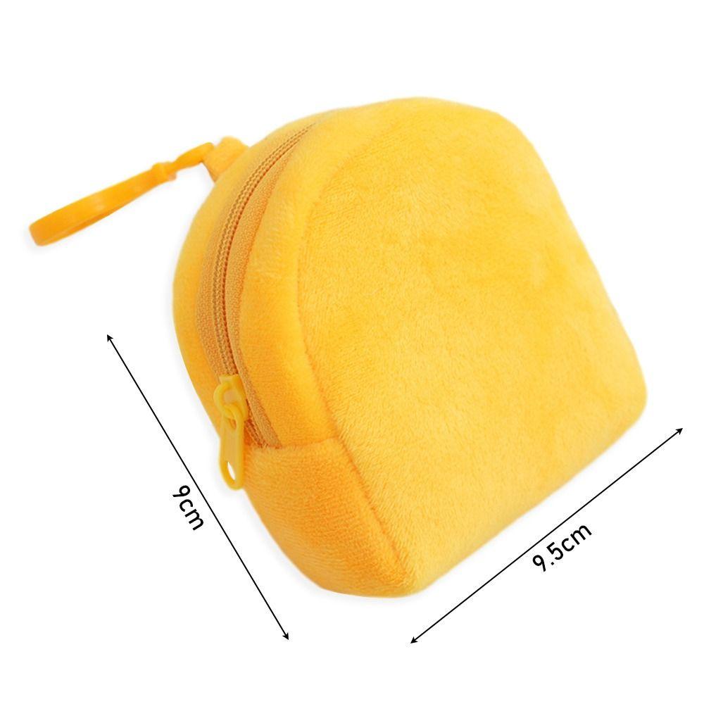 CPINCP 1 Cái Túi Đựng Tiền Xu, Móc Khóa Màu Nguyên Chất Schoolbag Ví Đựng Tiền Xu, Kawaii Sang Trọng Túi Thẻ ID Kẹo Ví Dễ Thương Cho Nữ