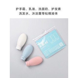 Set 3 Chai Chiết Sữa Tắm , Dầu Gội Du Lịch (60ml)