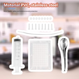 Bộ Dụng Cụ Làm Trứng Cá Muối Kèm Muỗng Sáng Tạo Cho Nhà Bếp
