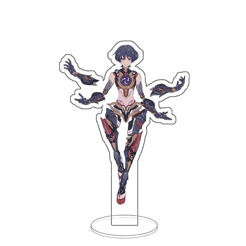 Mô hình Standee Hot Anime Genshin Impact Scaramouche Cosplay o Figure Nahida Hutao Phụ kiện trang trí để bàn góc học tập