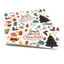 Mya 50x Thiệp Giáng Sinh Thiệp Cảm Ơn Xmas Element Cards Nhãn Giấy Thẻ Kinh Doanh