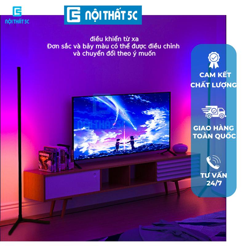 Thanh đèn LED góc tường 16 triệu màu điều chỉnh theo App , Đèn trang ...