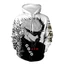 Áo cosplay Geto Suguru Jujutsu Kaisen style unisex, thiết kế 3D oversize