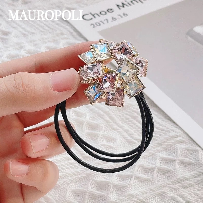 Mauropoli [Sẵn Sàng] Dây Tóc Nữ Đầu Dây Nữ Nhật Bản Hàn Quốc Phụ Kiện Tóc Phổ Biến Đầu Bóng Đuôi Ngựa Kim Loại Kim Loại