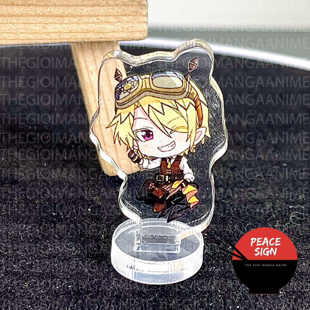 (3CM) Mô hình standee IRUMA GIÁ ĐÁO ver STEAMPUNK mica chibi arcylic anime Mairimashita! Iruma-kun trưng bày