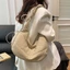 Túi xách tay xếp ly FUJIOU, Túi đeo chéo Nylon INS Túi đeo vai, Túi đựng nách thời trang cầm tay phong cách Hàn Quốc sang trọng đơn giản