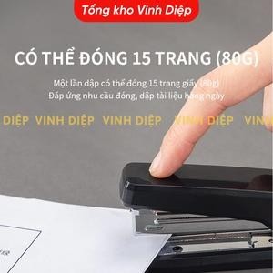 Dập ghim số 10 Deli 0229 I Bấm kim 15 tờ / lần dùng kim bấm số 10 Deli