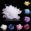 GAVESTO Nữ Corsage, Đính Hạt Lông Vũ Nghệ Thuật Lớn Trâm Cài Hoa, Màu Trơn Quần Áo Phụ Kiện Trang Sức
