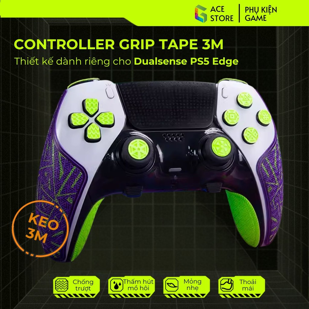 Miếng dán Grip Tape 3M cho tay cầm PS5 Edge