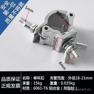 Ống thép tròn, đầu nối xoay hợp kim nhôm, khóa kết nối ống giàn giáo 20/25/32/50mm BXHY