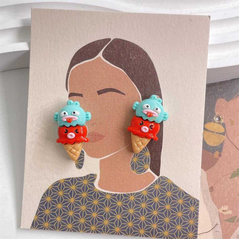 Phụ kiện khóa giày hoa lỗ, ngọc trai biển, charm cá, tháo rời, DIY, phụ kiện mũ, bông tai, trang trí xe