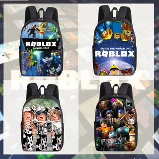 [Hàng Tại Chỗ] Ba Lô Đi Học Chống Thấm Nước Sức Chứa Lớn In Họa Tiết Roblox 16 inch Đơn Giản Làm Quà Tặng Cho Bé Tiểu Học Và Tiểu Học
