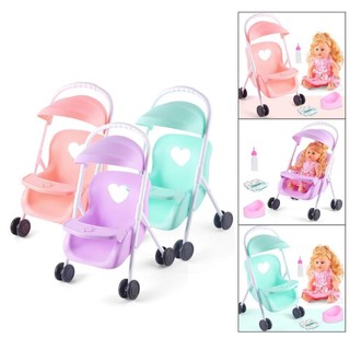 Risedot Mô Phỏng Xe Đẩy Cho Bé, Nhựa Tập Đi Giả Vờ Chơi Đồ Chơi Xe Đẩy Búp Bê, Phụ Kiện Búp Bê Chất Lượng Cao Quà Tặng Búp Bê Xe Đẩy Nhỏ