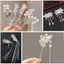 Set 10 Hạt Cườm acrylic Hình Hoa 29mm Dùng Làm Trang Sức / Điện Thoại diy