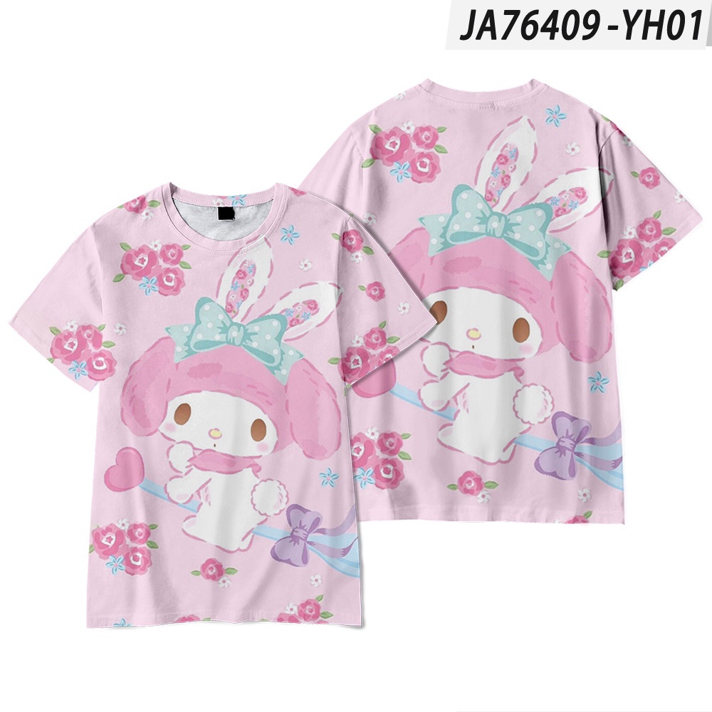 Áo Thun My Melody 3D Cosplay cho Bé Gái và Người Lớn, Kích Thước Plus