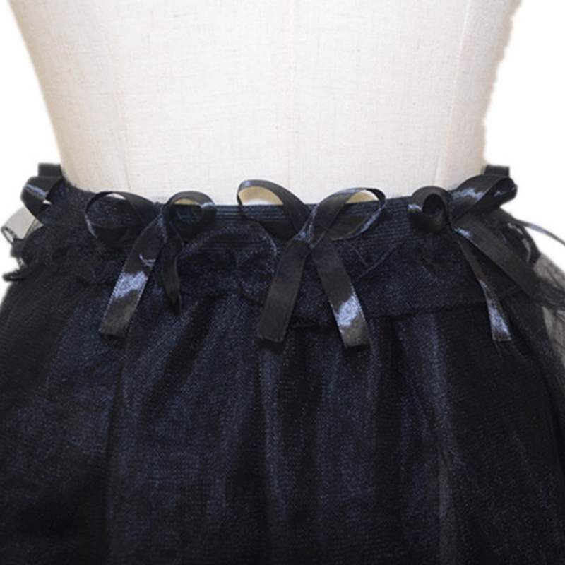 Vic Victoria Steampunk Bustle Váy 5 lớp Thắt lưng vải tuyn Tutu Overskirt