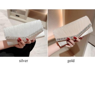 Ly hợp sequin WOAY, Túi dạ hội dây chuyền lấp lánh, Ví sang trọng Tiệc cưới
