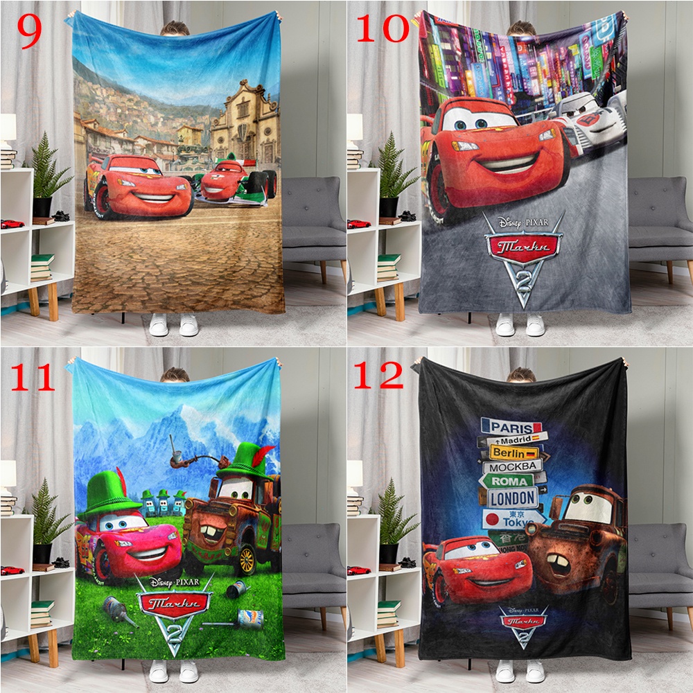Disney Chăn flannel Điều Hòa Không Khí In Hình pixar cars Một Mặt Làm Quà Tặng Tốt Nhất Cho Mọi Người