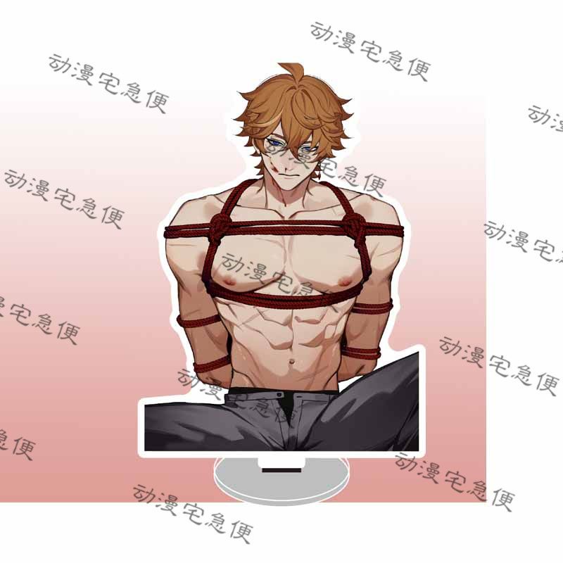 Mô hình Standee Tartaglia Diluc Xiao Earphone Wire Winder Acrylic Stand Genshin Impact Anime decor góc