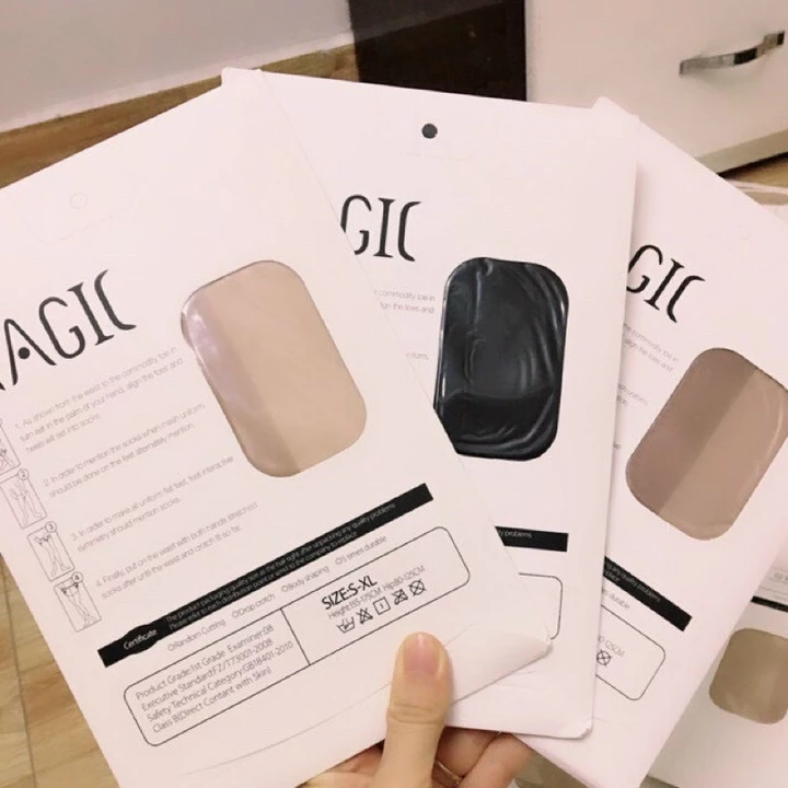 Quần tất tàng hình Magic quần tất giấy siêu trong siêu dai che khuyết điểm thon chân tệp da - Quần Tất MAGIC