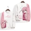 YB1 Bocchi The Rock Áo Khoác Anime Dài Tay Top Nữ Cosplay Gotou Hitori 3D Áo Chui Đầu Thời Trang Oversize BY