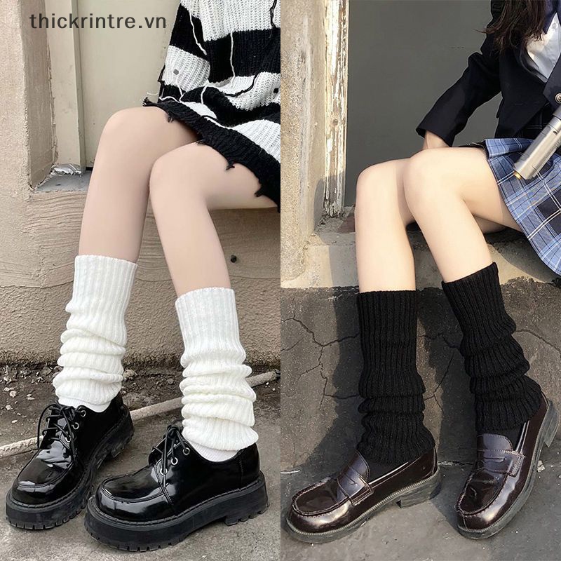 Tất Dệt Kim Dài Giữ Ấm Cánh Tay Chân Phong Cách lolita Cho Nữ vn