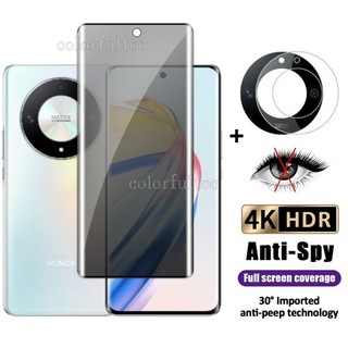 Kính cường lực chống gián điệp 3D cong Full Cover cho Honor X9C/X9B/X9A/X9D 5G, bảo vệ màn hình, viền cong, phim riêng tư
