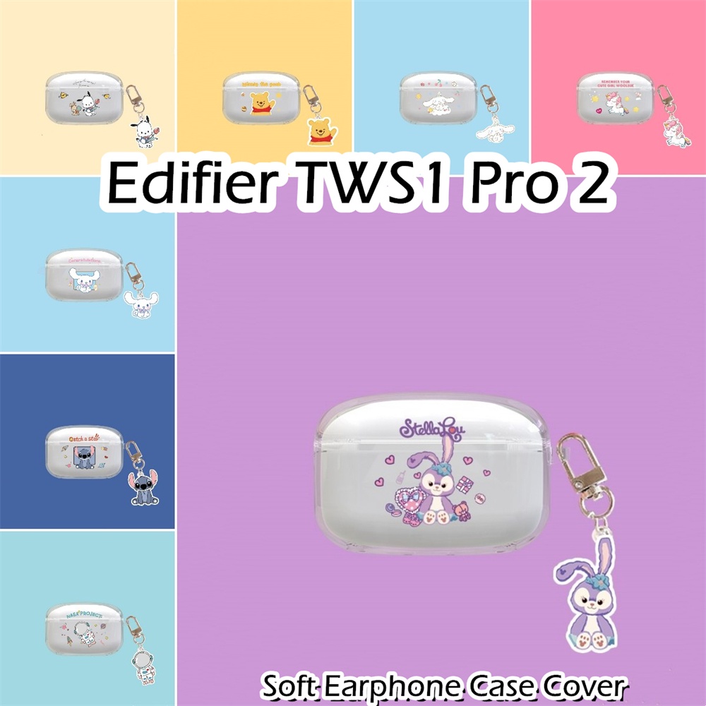 EDIFIER [Ngôi sao tương lai] Dành cho vỏ EdifierTWS1 Pro 2 Vỏ tai nghe silicon mềm hoạt hình trong suốt