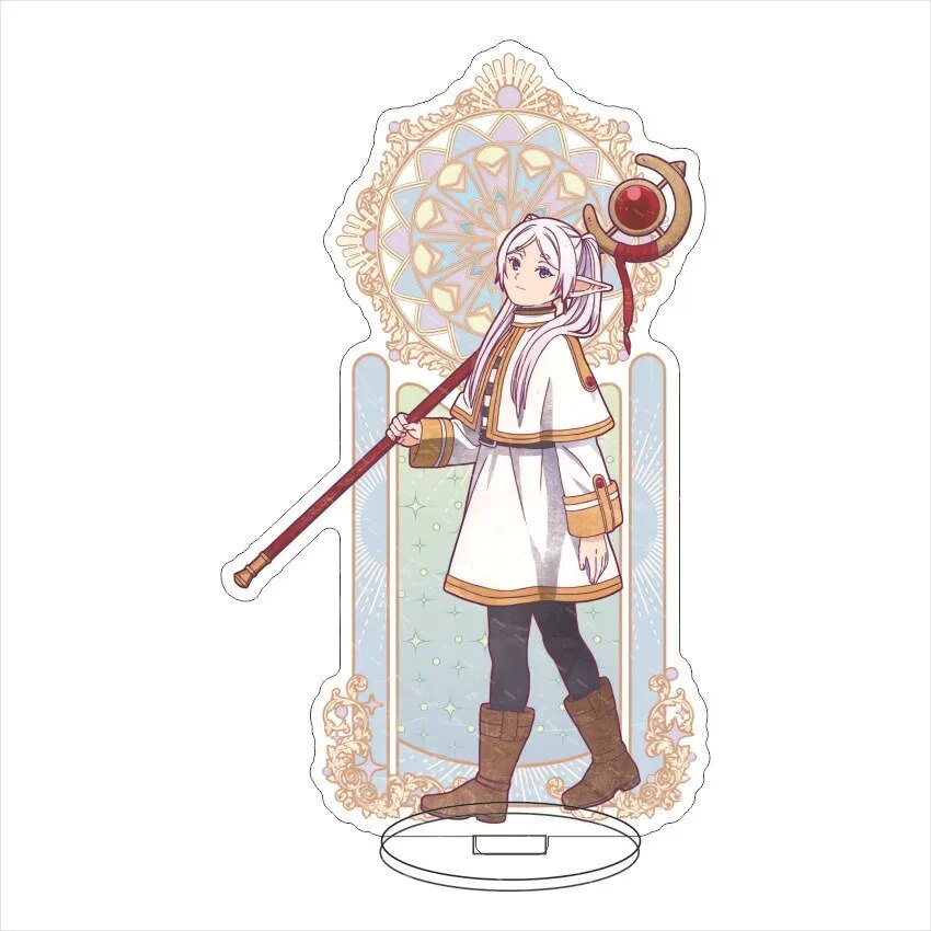 Mô hình Standee Anime zv Frieren At The Funeral Frieren Himmel SOUSOU NO FRIEREN Phụ kiện trang trí để bàn góc học tập