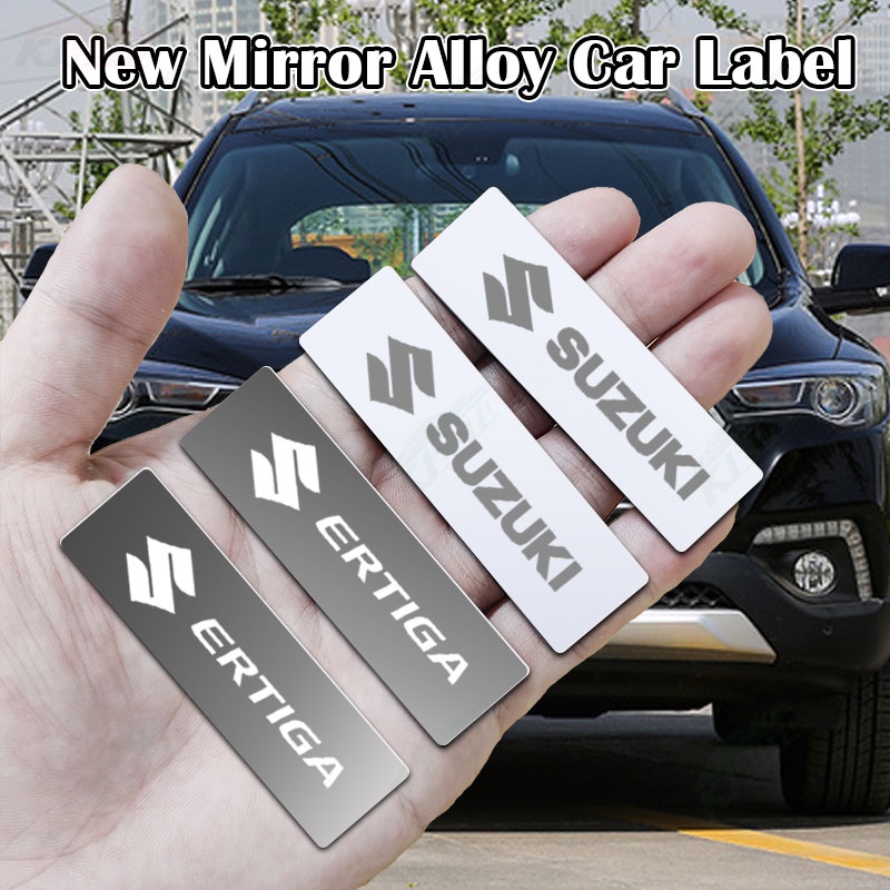 SUZUKI Set 4 Nhãn Dán Logo 3D Bằng Kim Loại Trang Trí Xe Hơi Thể Thao Swift Sport Xl7 Vitara Jimny Scross Sx4 Presso Ciaz Ertiga Celerio