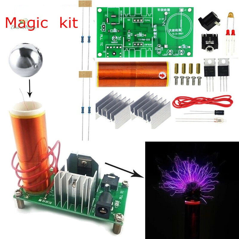 [Nhà Điện] Bộ DIY Bộ Loa Plasma Cuộn Dây Điện Tử Dự Án Âm Nhạc Phần mới