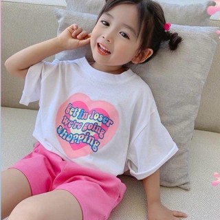 AT25- Áo thun cộc tay bé gái vải cotton mềm mịn mát - Size 9-40Kg