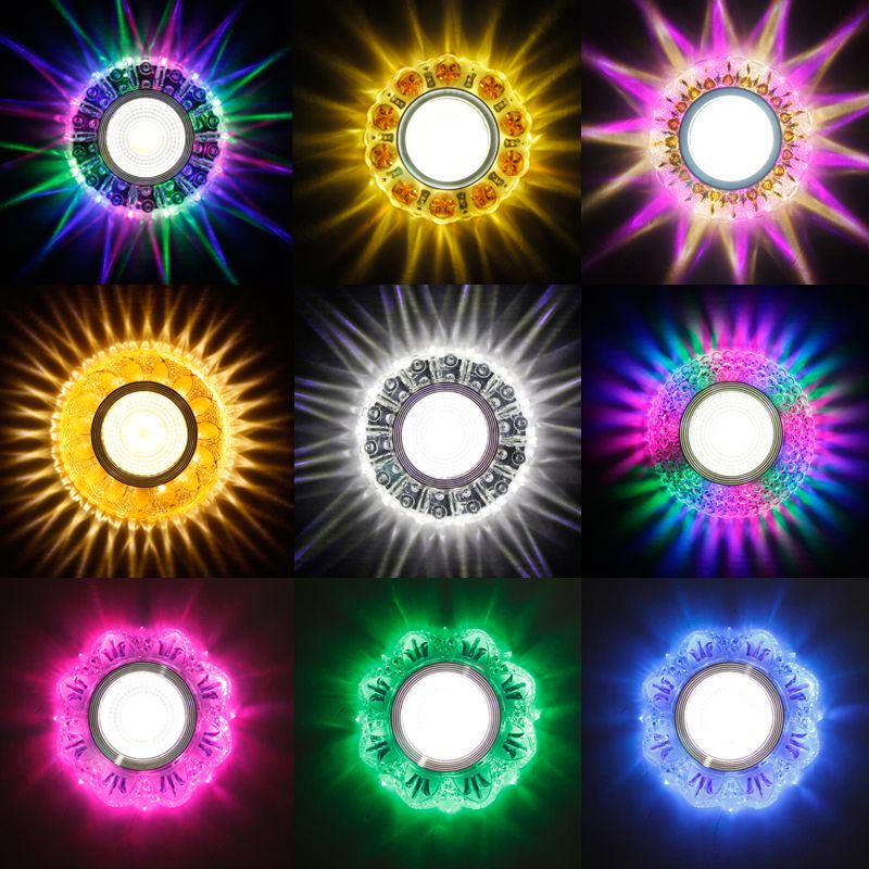 🔥Đèn Pha Lê Bóng led 4XBR Trang Trí Phòng Khách / Lối Đi
