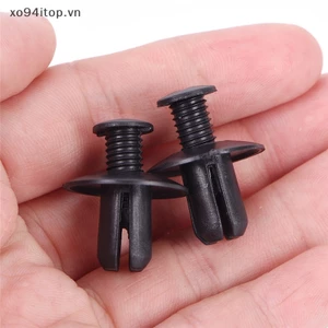 50 đinh tán nhựa 8mm màu đen cho ô tô
